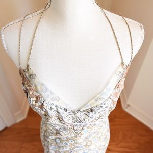 Elie Tahari spaghetti strap summer dress